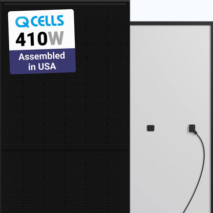 Q CELLS 410W Solar Panel 132 Cell Q.PEAK DUO HQC-410-QPD-BKML-G10.C+-DCA Assembled in the USA