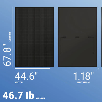 Q CELLS 430W Solar Panel 108 Cell Q.TRON HQC-430-QTRON-BKM-G2.H+-DCA Assembled in the USA