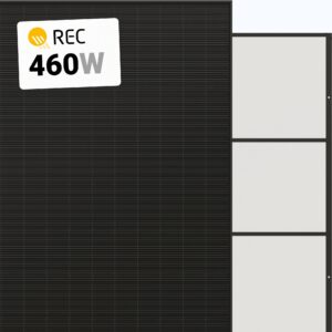 REC 460W Solar Panel 88 Cell All-Black REC460AA PURE-RX