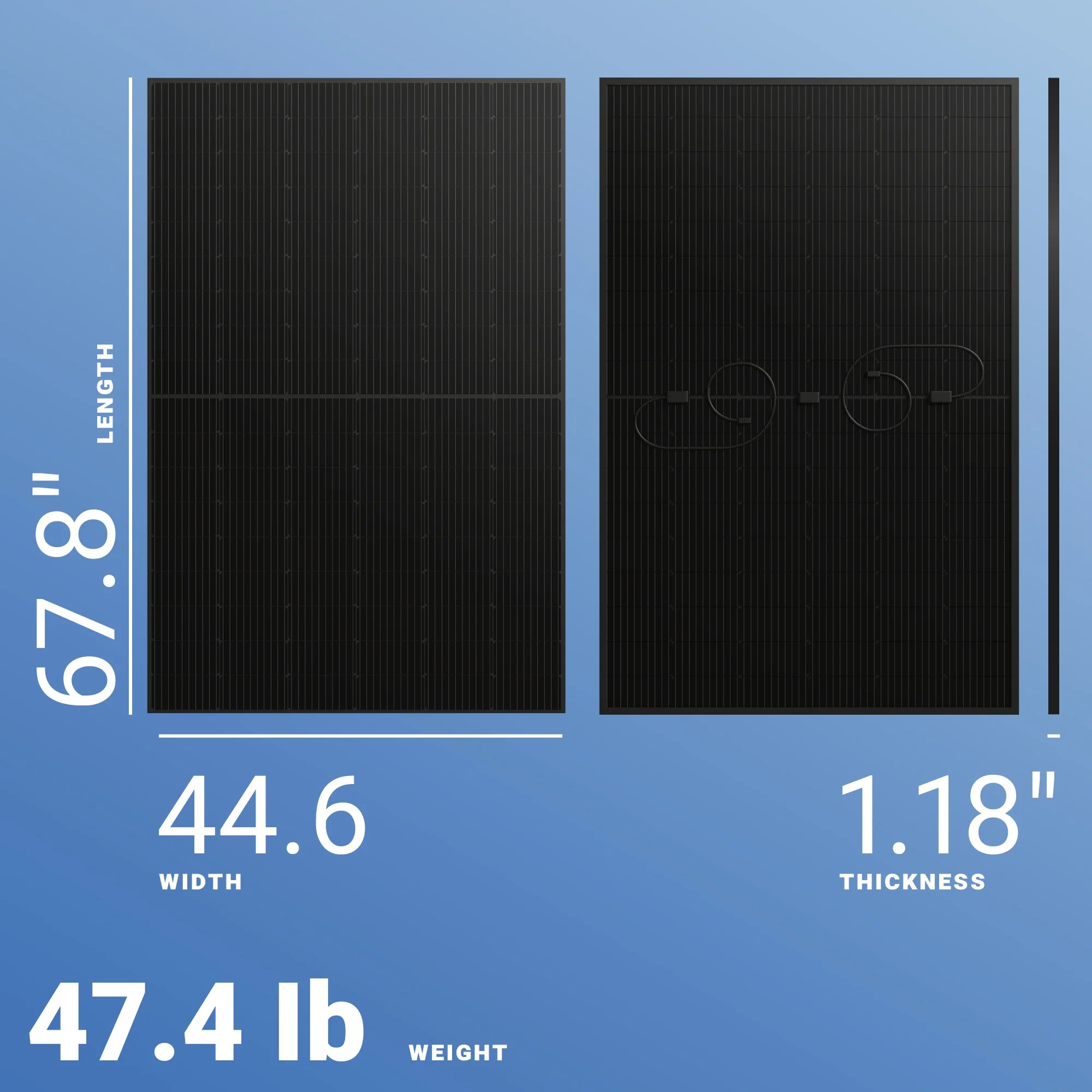JA Solar 440W Solar Panel 108 Cell Bifacial JA-JAM54-D41-440MB - Image 2