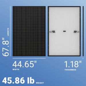 LONGi 405W Solar Panel 108 Cell All-Black LR5-54HPB-405M