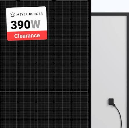Meyer Burger 390W Solar Panel 120 Cell All-Black HJT